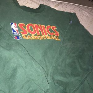 NBA x Champion Seattle Super Sonic sweat shirt